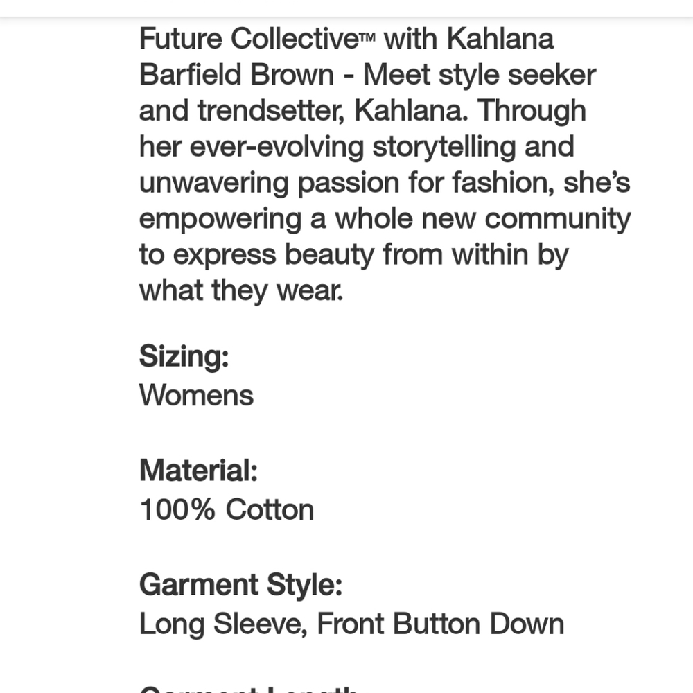 Future Collective with Kahlana Barfield Brown Long Sleeve Utility Denim Dress - Picture 5 of 16